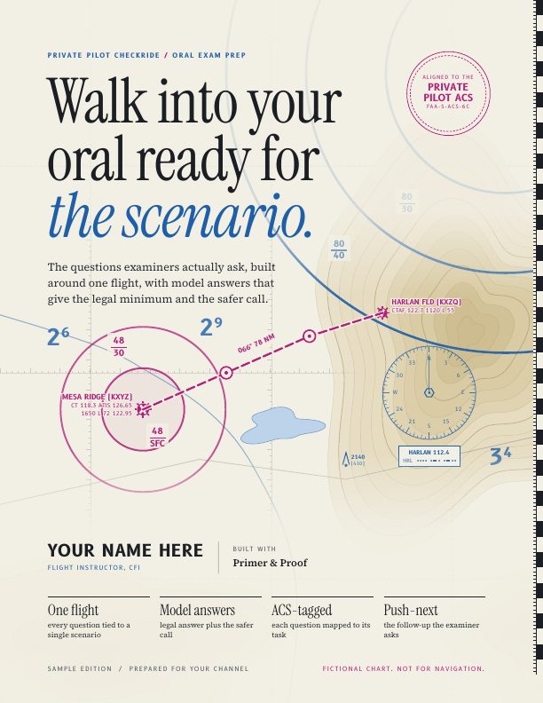 Checkride oral prep sample cover